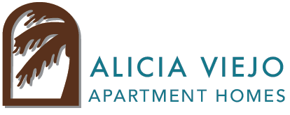 Alicia Viejo Apartment Homes Logo in Footer - Linked to home page
