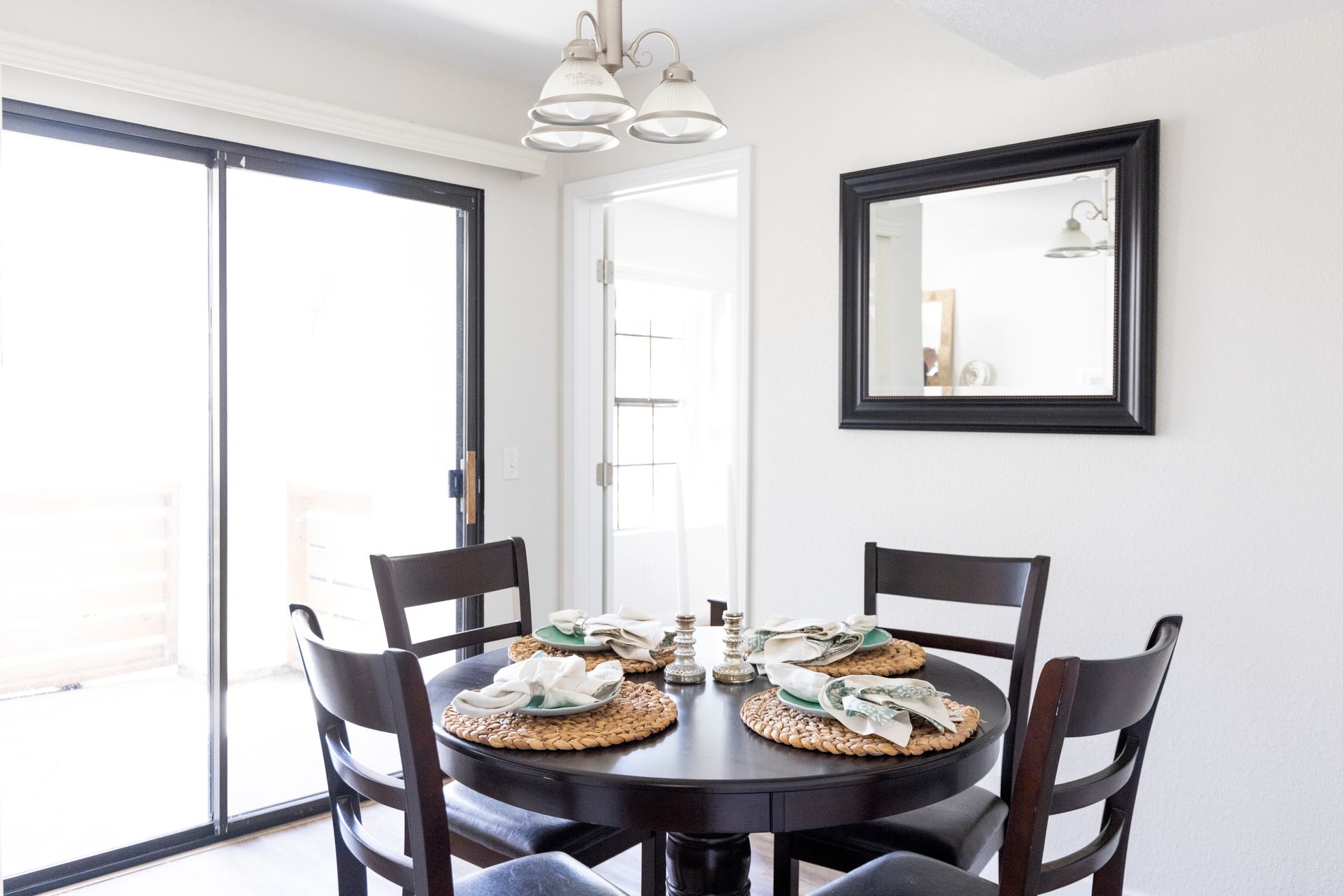 Dining area photo with plenty of natural lighting