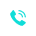 A blue telephone icon on a white background.