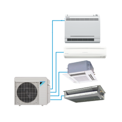 MXS Series Multi-Zone Ductless Heat Pump