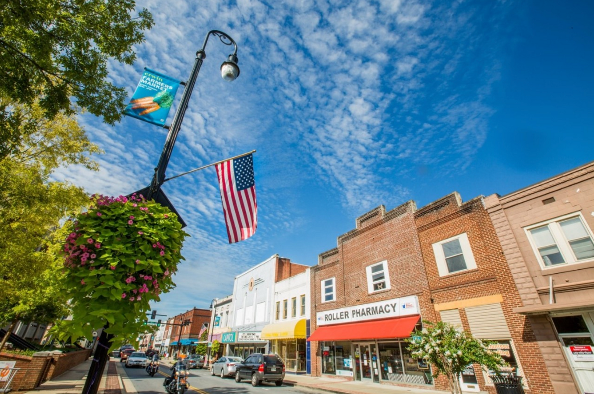 An image of Main Street in Downtown Erwin Tennessee