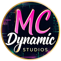 Dance Studio in Townsville Logo for MC Dynamic Studios. Pink