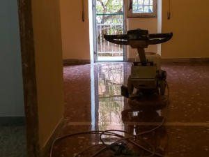 levigatura di atrii e pavimenti condominiali