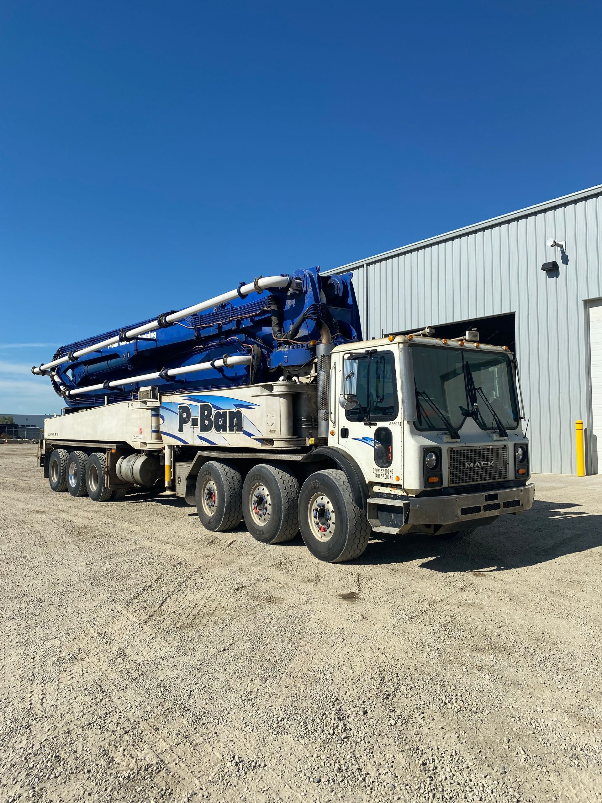 used 2007 Alliance 55m concrete pump for sales