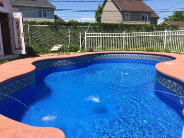 Sale and installation of swimming pools
