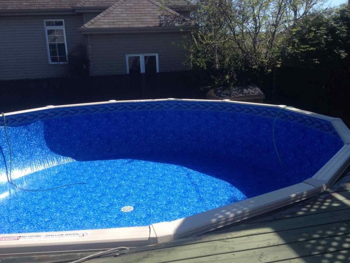 Toile de piscine creusée
