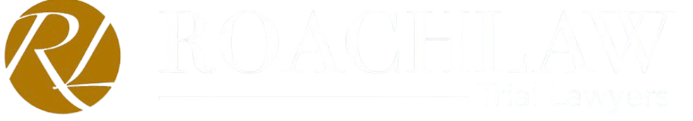 A gold and white logo on a white background.
