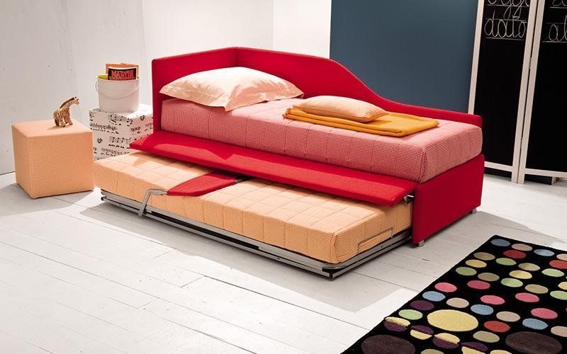 Letto a scomparsa per bambini con materasso sfoderabile