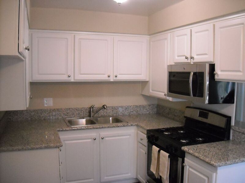 an interior view of the kitchen