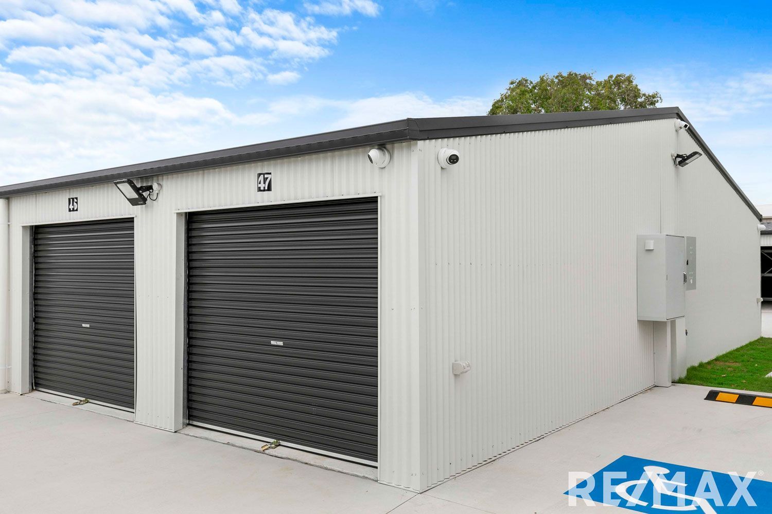 Storage Units In Hervey Bay With Security Camera And Lights