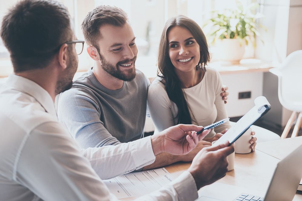 Insurance Agent and Client Discussing Life Insurance