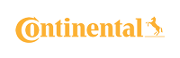 The continental logo is orange and white on a white background