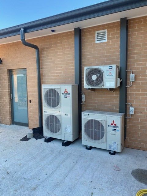 Air Conditioning and a Fan — Electricians In Shellharbour, NSW
