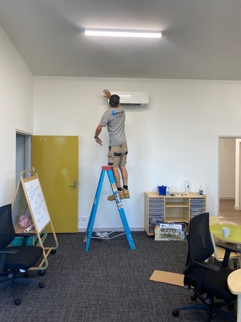 Large Air Conditioning Duct — Electricians In Wollongong, NSW