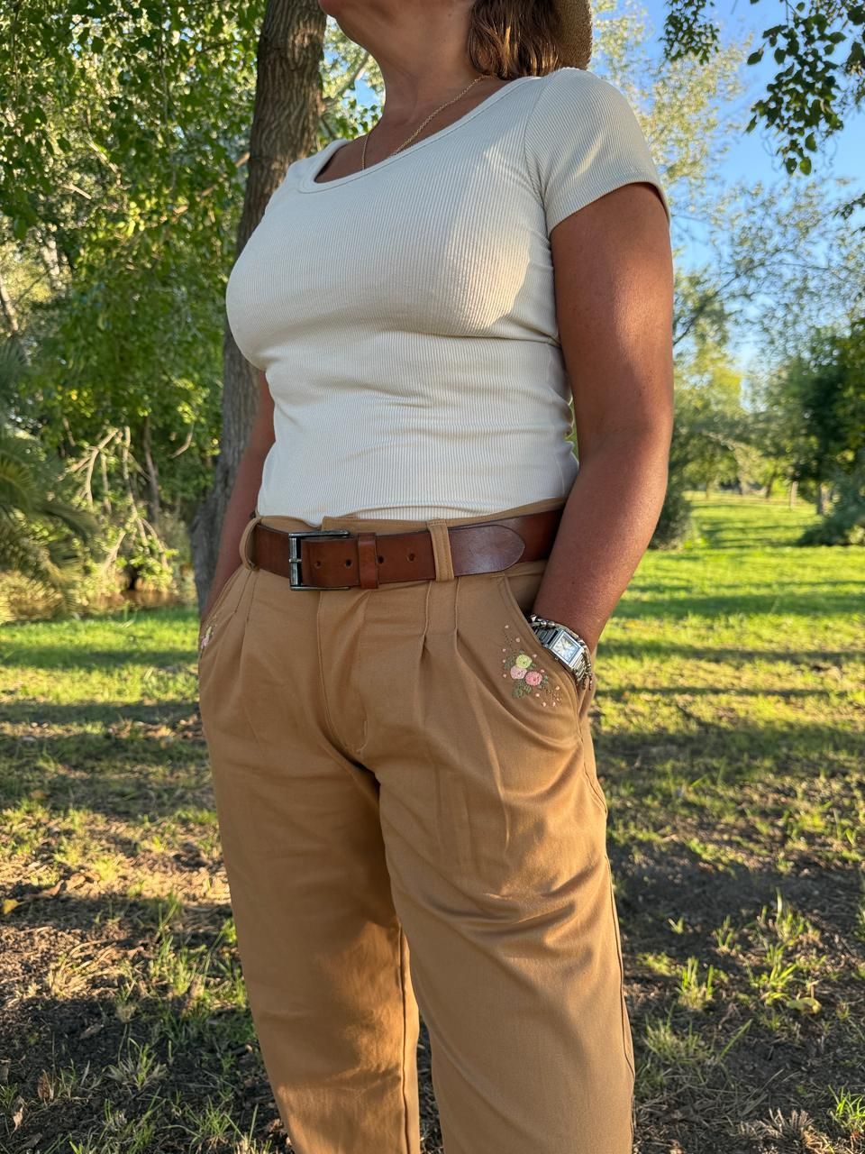 Bombacha Camel mujer