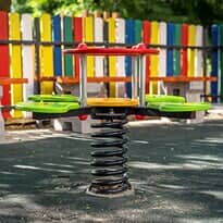 Modern Children Playground - Recycled Tire in Baltimore, MD