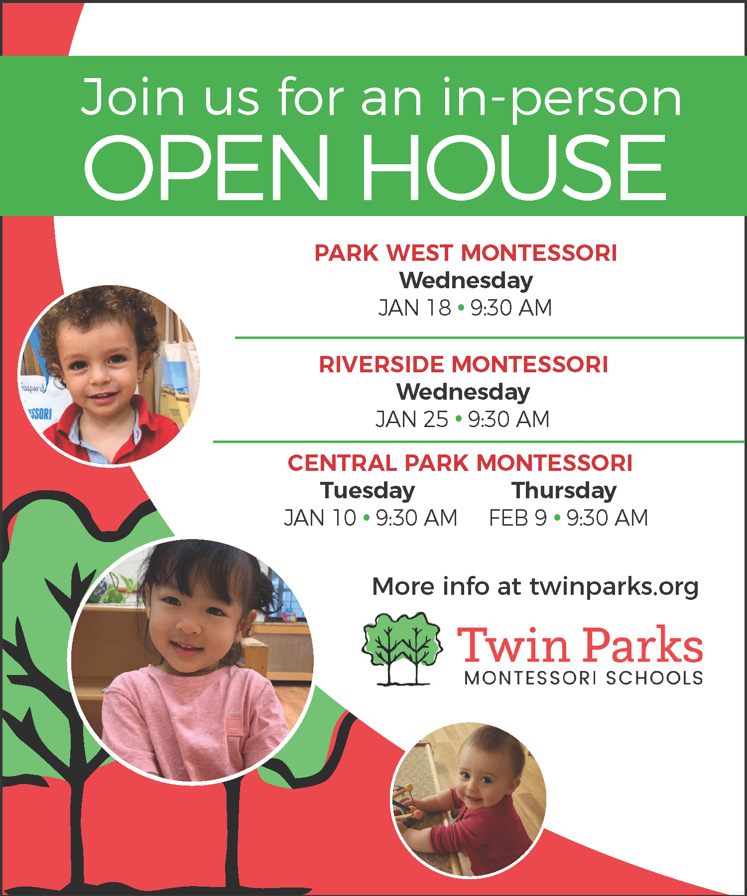 Twin Parks Montessori Schools Open House