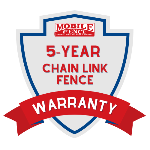 Chain Link Fence Warranty — Mobile, AL — Mobile Fence