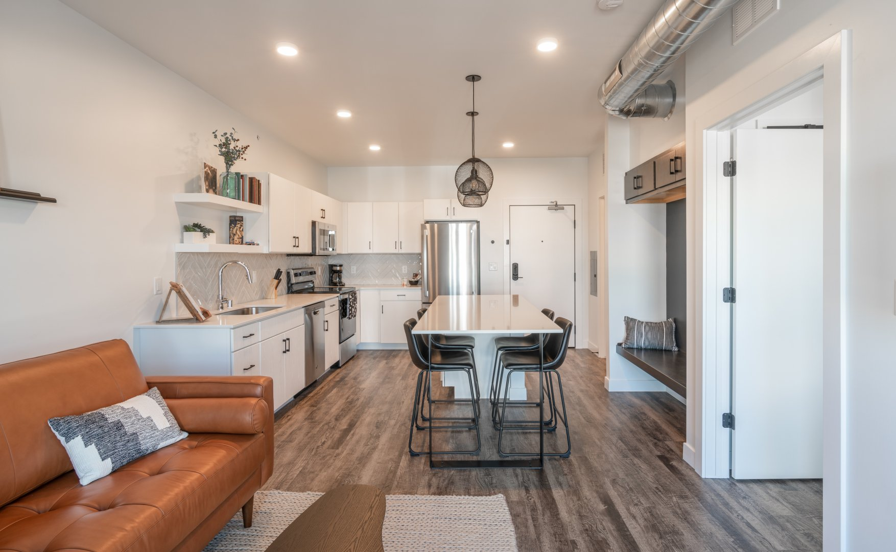 Modern furnished kitchen