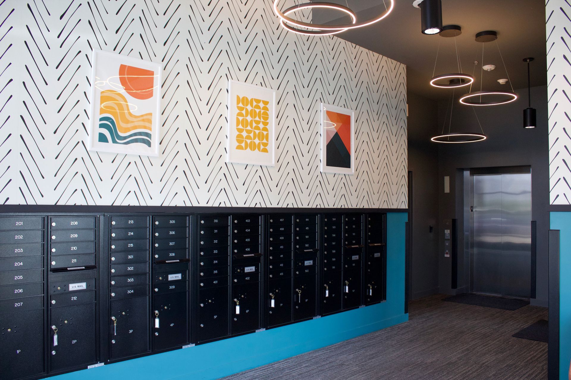 Brio Building mailboxes