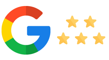 the google logo has three stars on it .