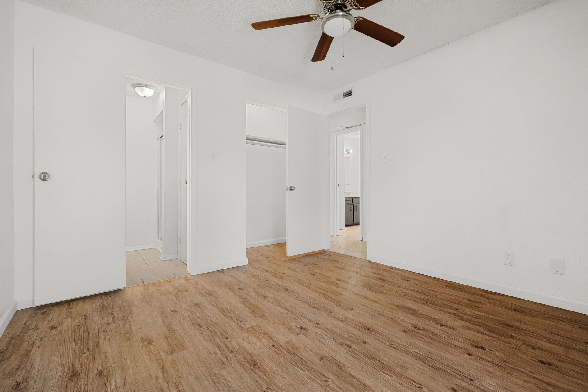 photo showing the master bedroom from an alternate angle