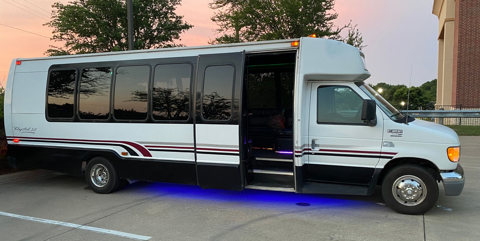 White Sprinter limo McKinney TX