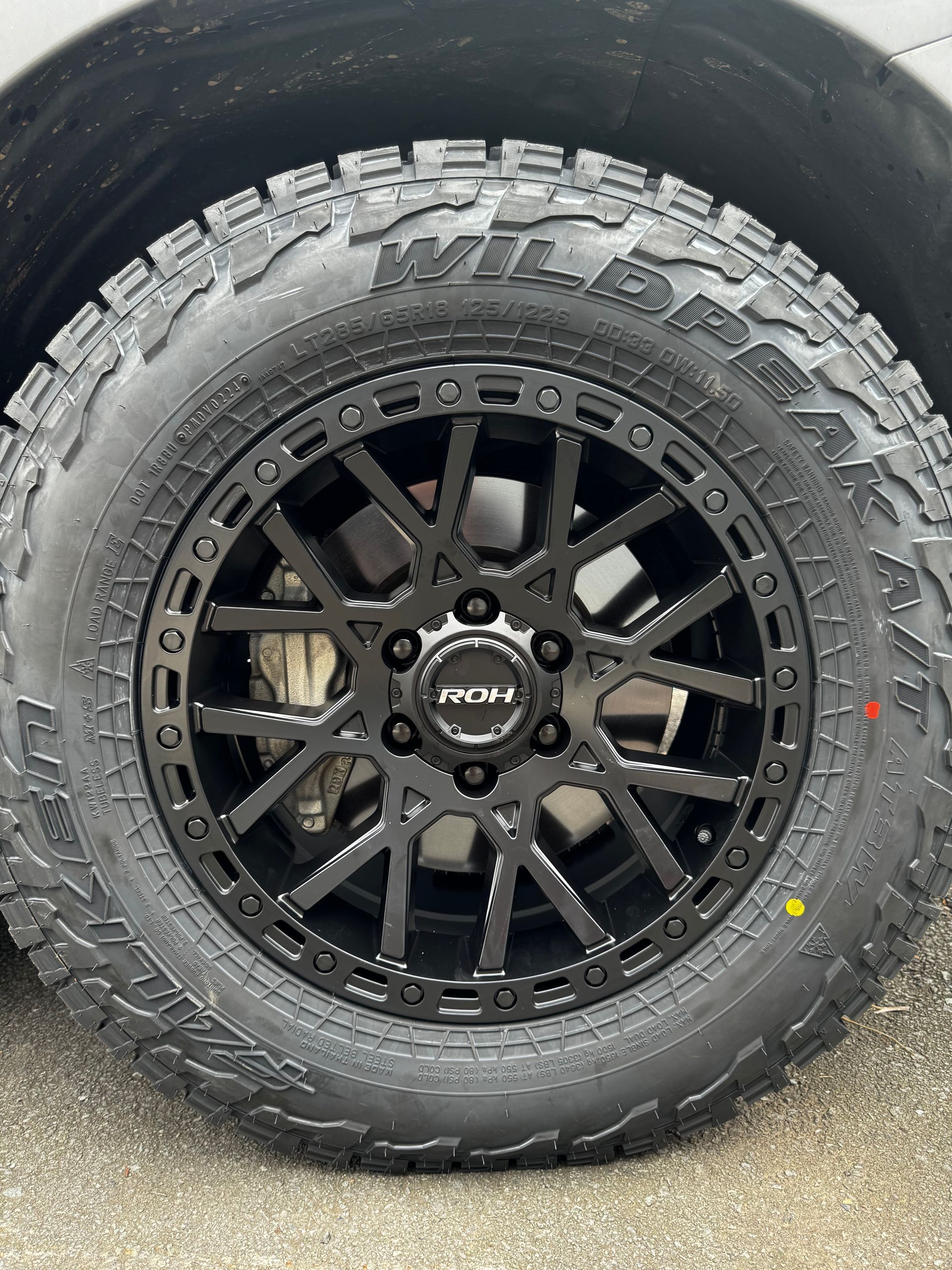 A Black Off Road Wheel with A Rugged Tire — Jakes Tyres in South Murwillumbah, NSW