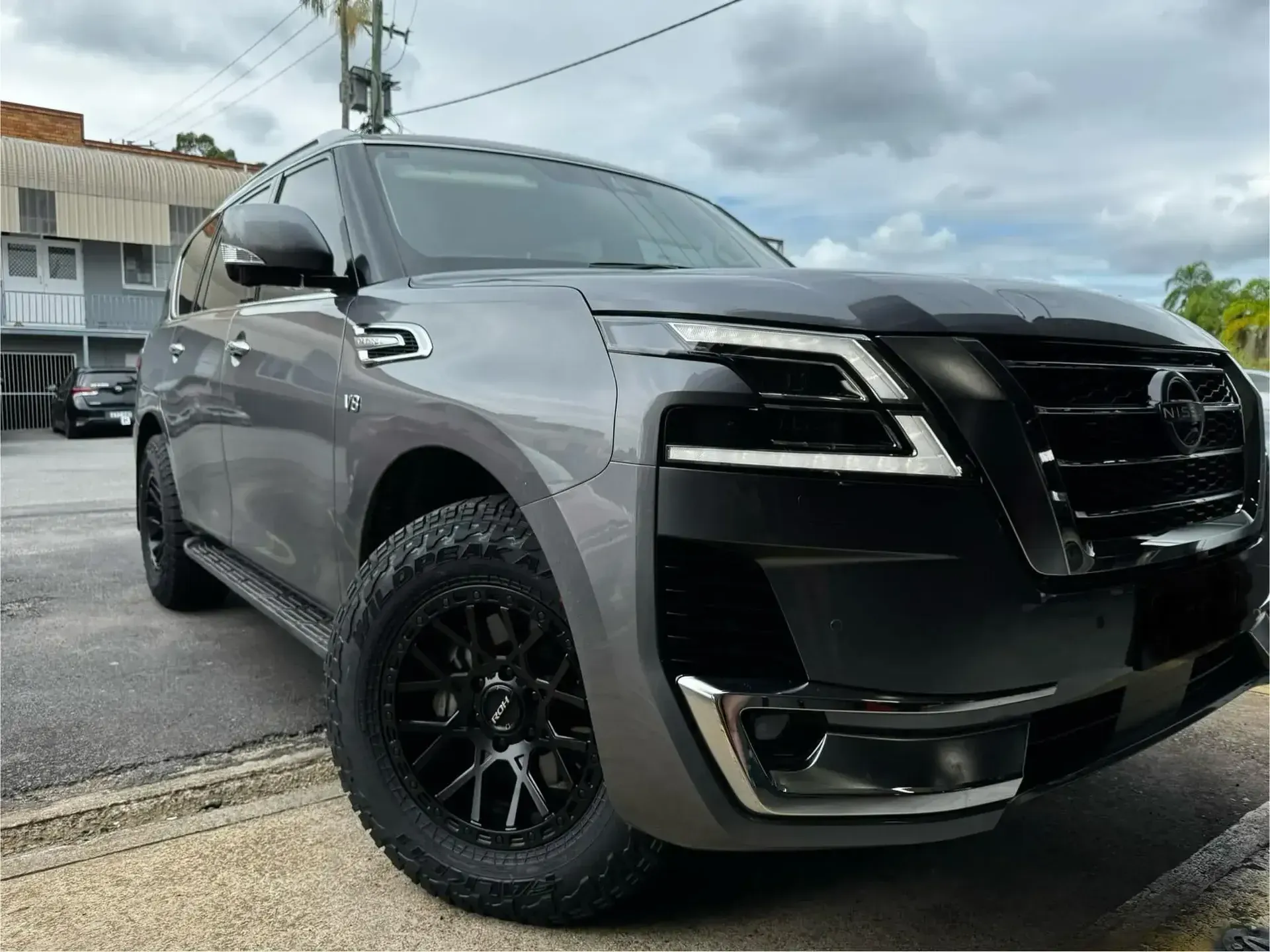 A Gray Car with Black Trim and Wheels — Jakes Tyres in South Murwillumbah, NSW