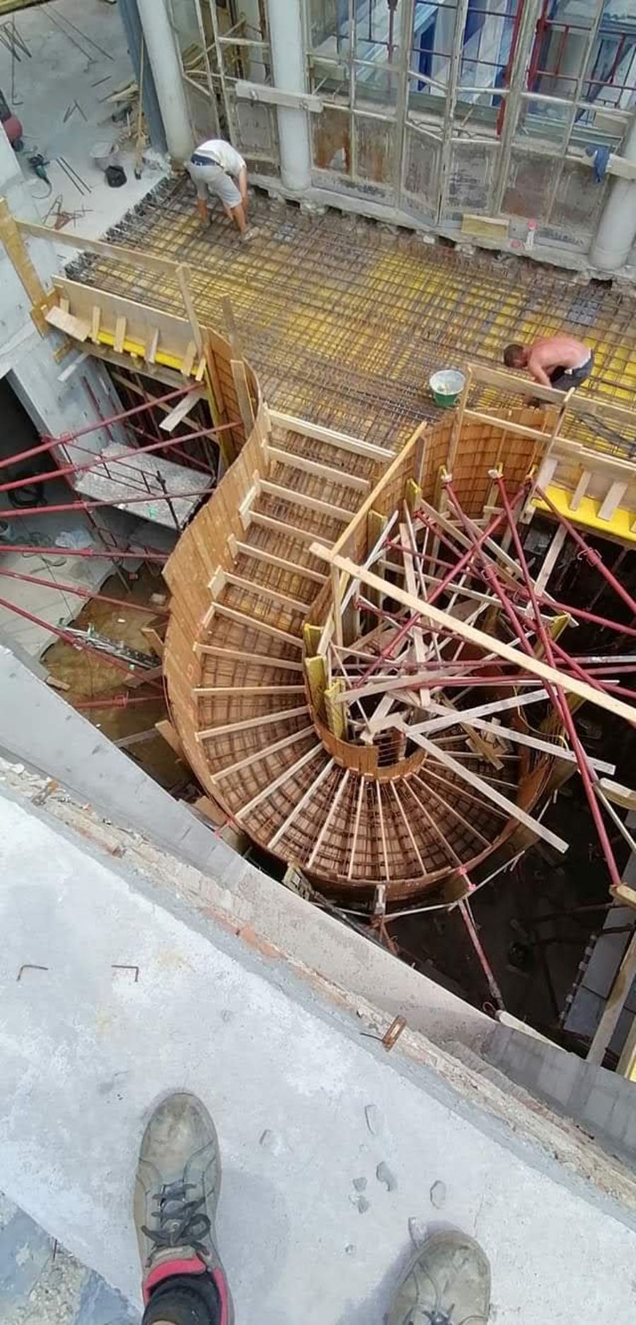 cantiere in cemento armato