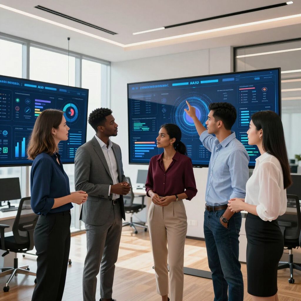 An animated graphic of a brain with interconnected nodes, symbolizing the machine learning core of a B2B AI platform