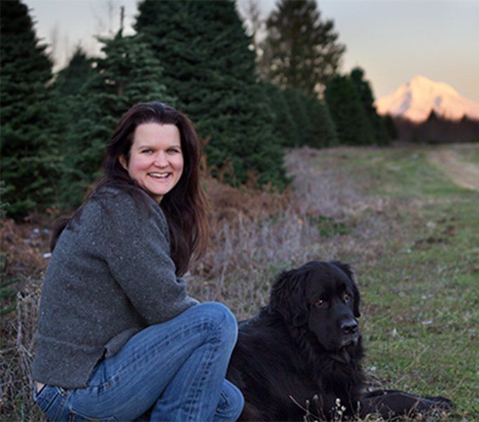 Dr. Leah Olsen & her dog