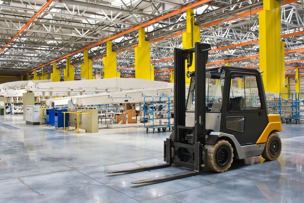 Forklift in a Large, Industrial Warehouse — A1 Forklifts In Port Macquarie, NSW