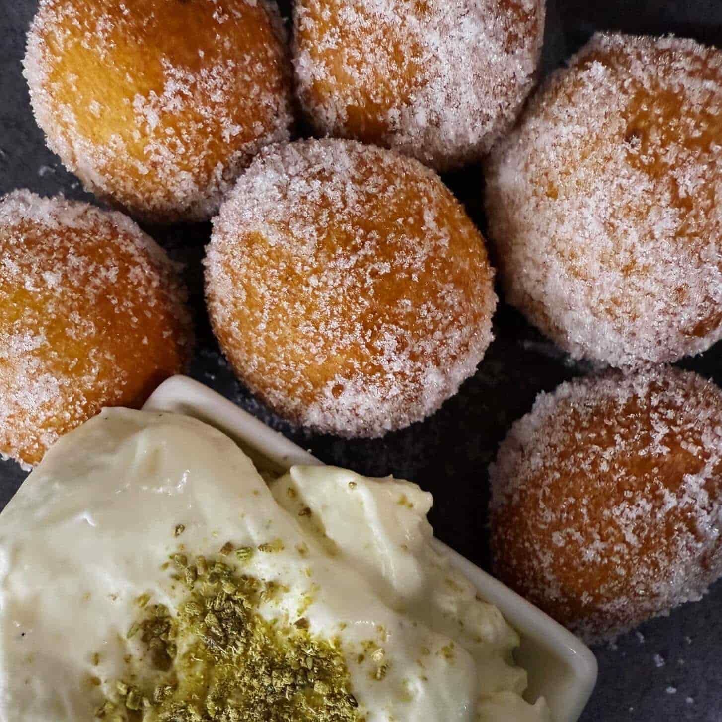 A Bowl of Ice Cream Next to Some Doughnuts — Onesta Cucina in Bowral, NSW