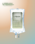 A bag of liquid iv bag with a label that says urbanrx health lounge mobile iv services in houston, tx