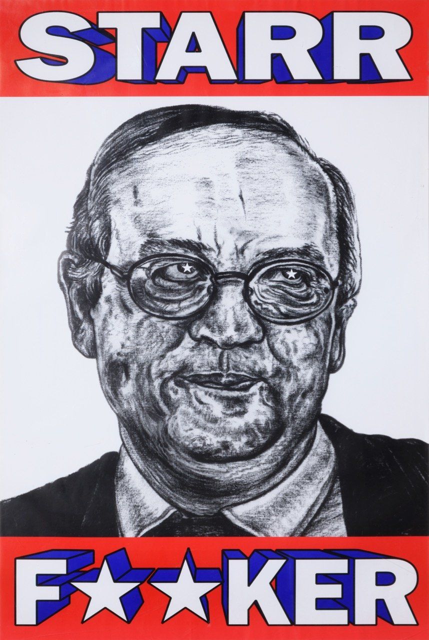 A poster that says starr faker on it