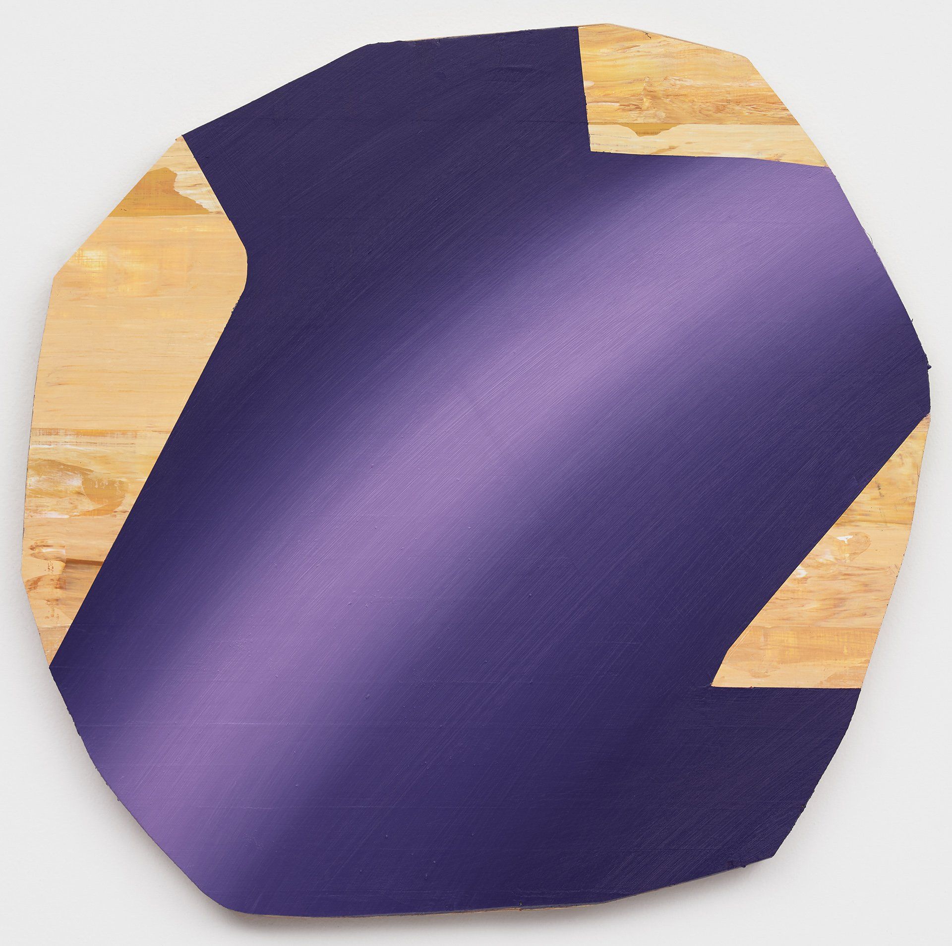 A purple piece of paper with a wooden border
