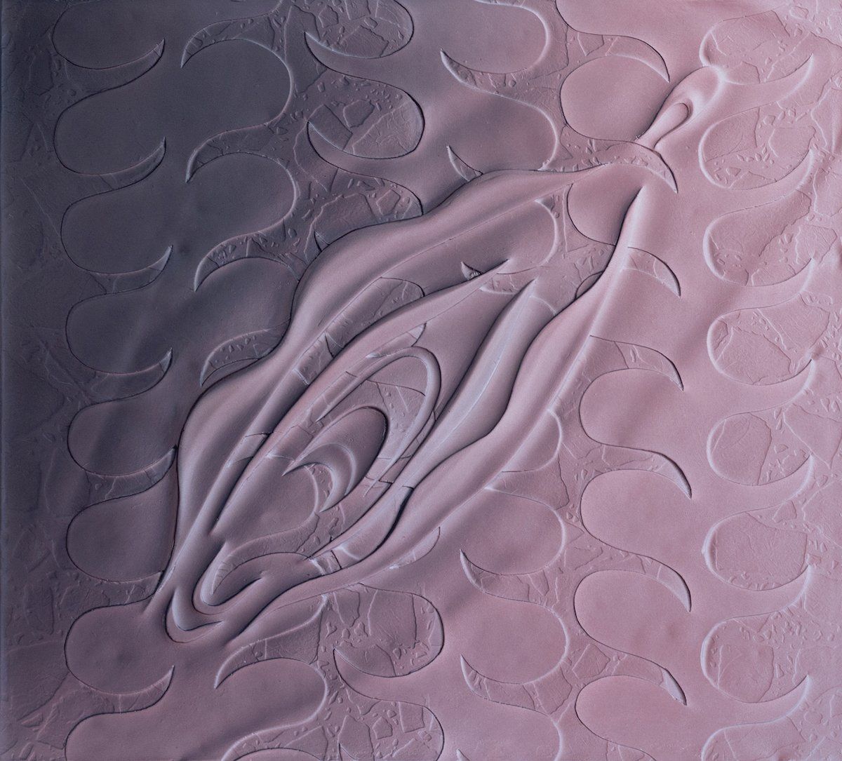 Picture of artwork featuring smooth lines and shapes.