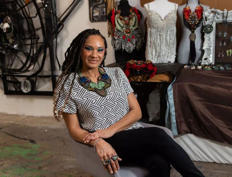photo portrait of Alicia Piller in her studio