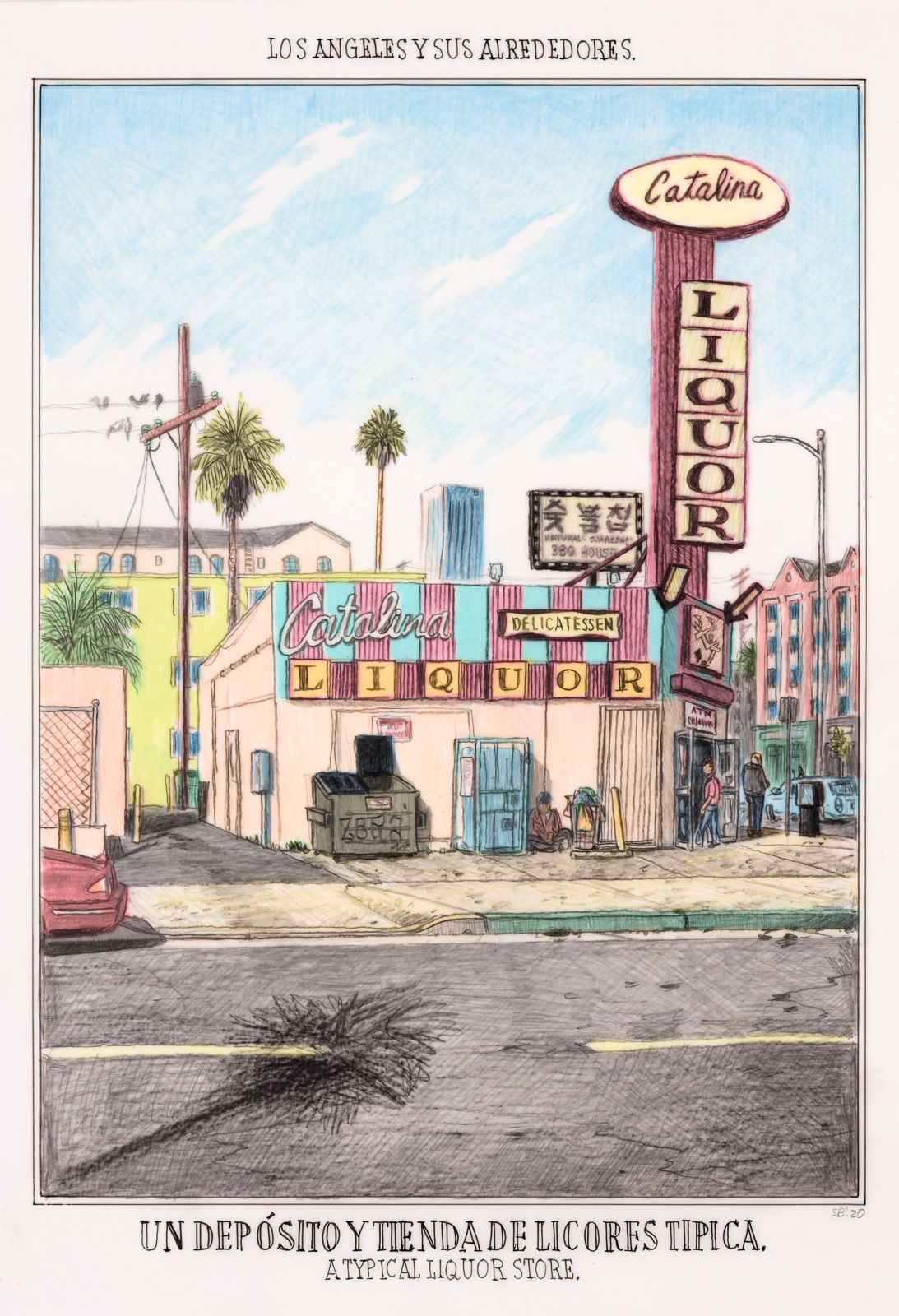 Sandow Birk, A Typical Liquor Store