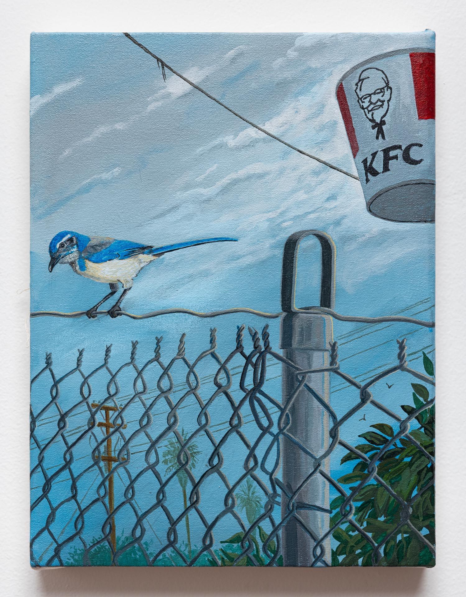 Acrylic on canvas. 16 x 12 inches