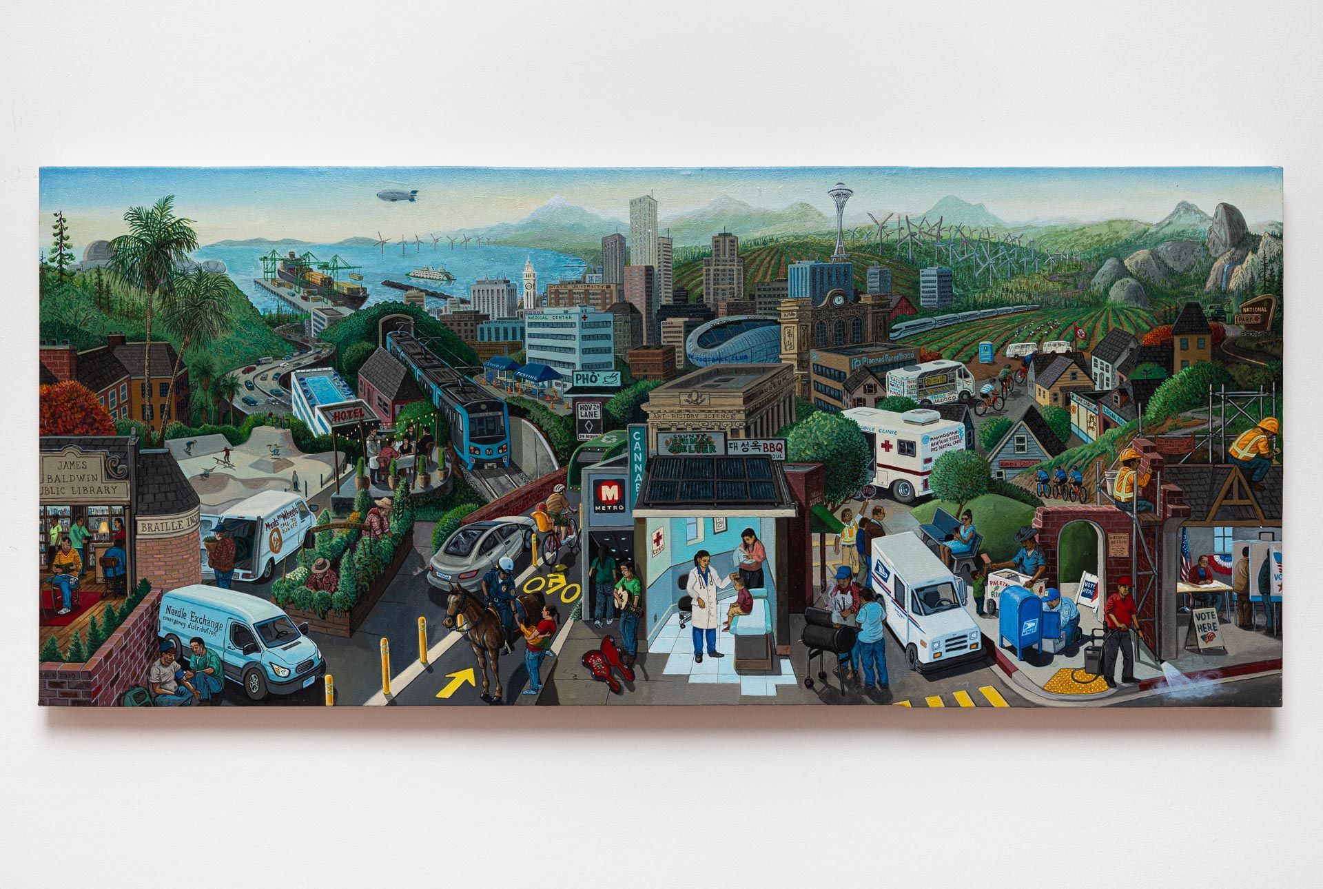 Acrylic on Canvas 26 x 60 inches