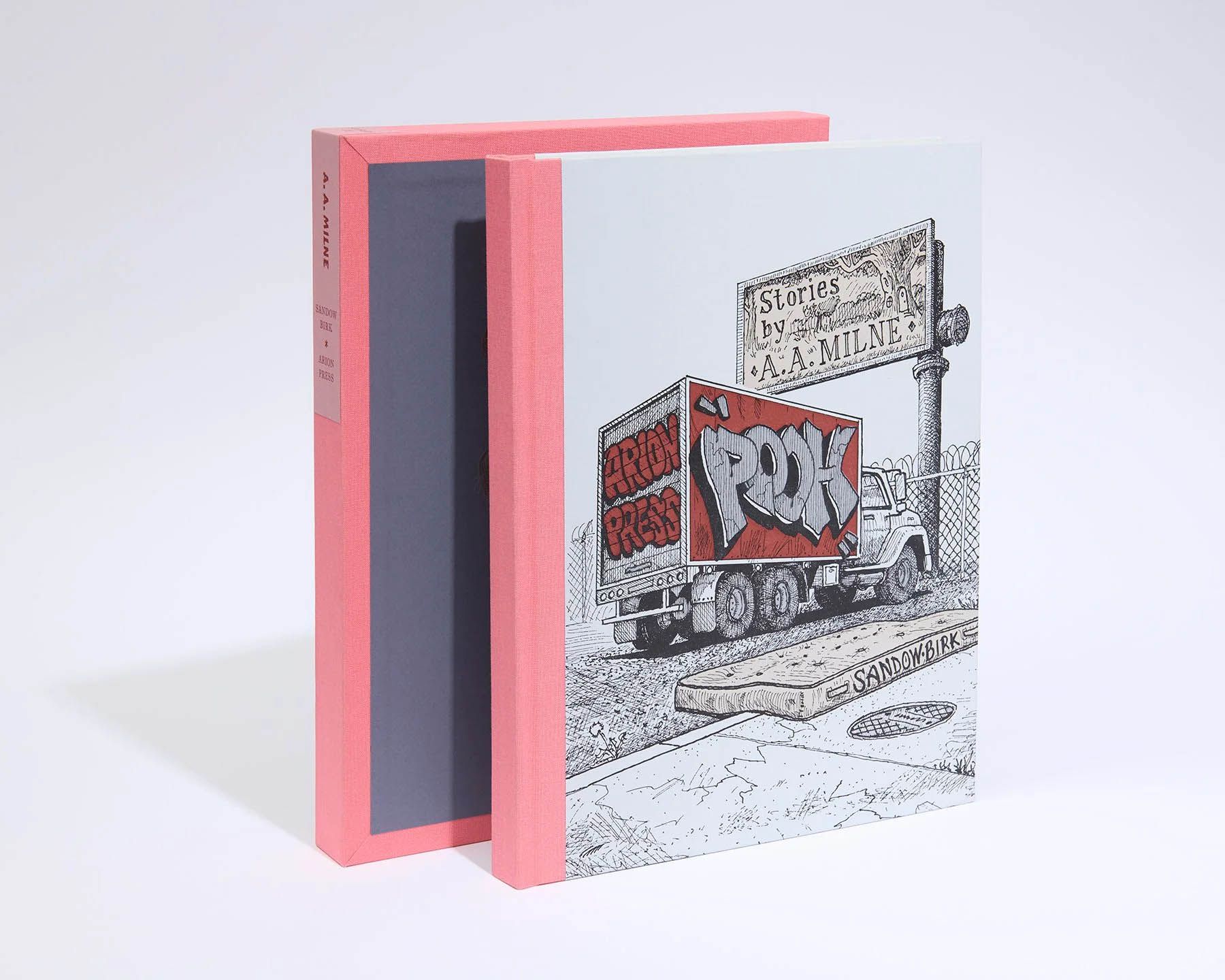 Boxed hardcover book. 136 pages printed in two colors throughout. Printed on white 150 gsm mould-made Hahnemühle Ingres. Printed by letterpress from metal type cast and hand-set onsite. 12.5 x 9.5 inches