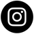 The instagram logo is in a black circle on a white background.
