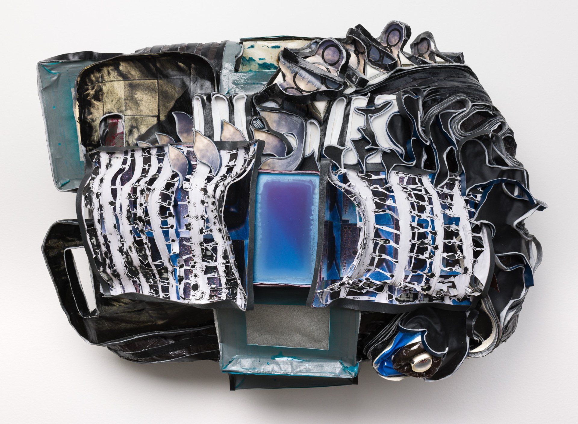 A piece of art with the word justice on it