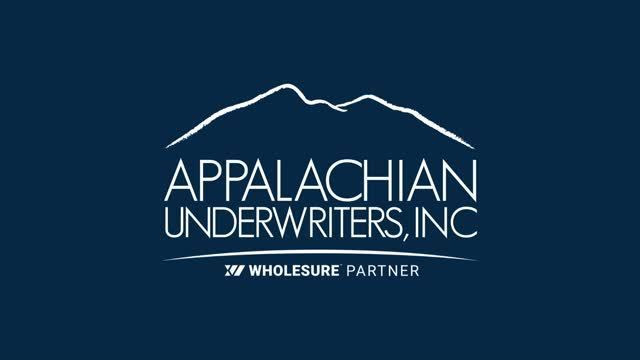 Appalachian Underwriters, Inc. logo with mountain outline and 