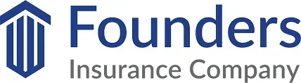Logo of Founders Insurance Company, with an architectural icon and company name.