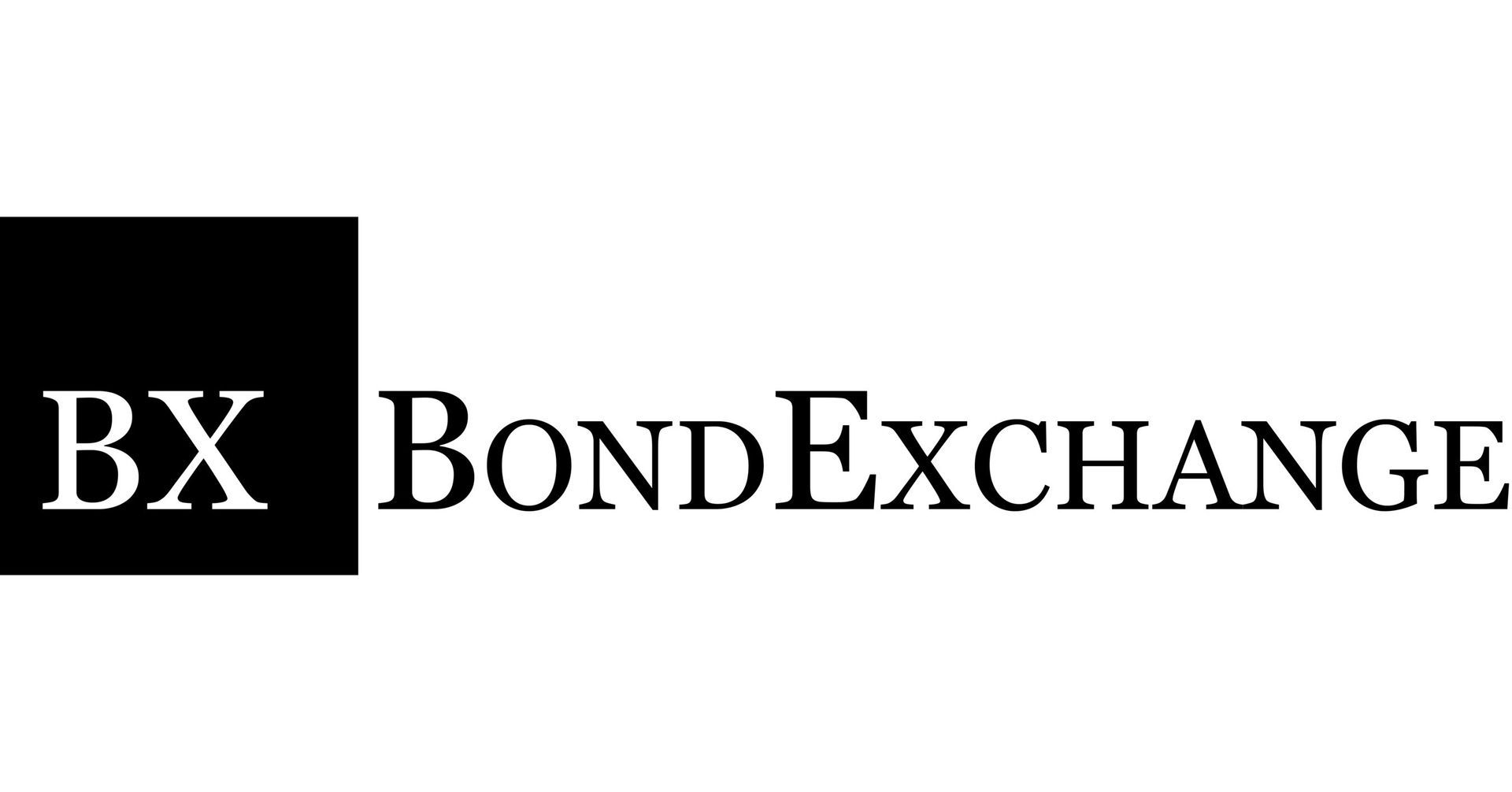 Logo for BondExchange, featuring 