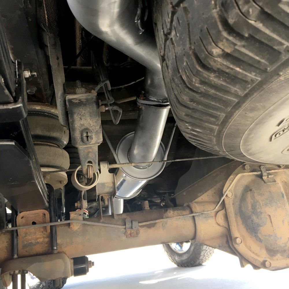 A Close Up Of The Underside Of A Ford Truck — Gympie Diesel & Dyno Centre in Glanmire, QLD