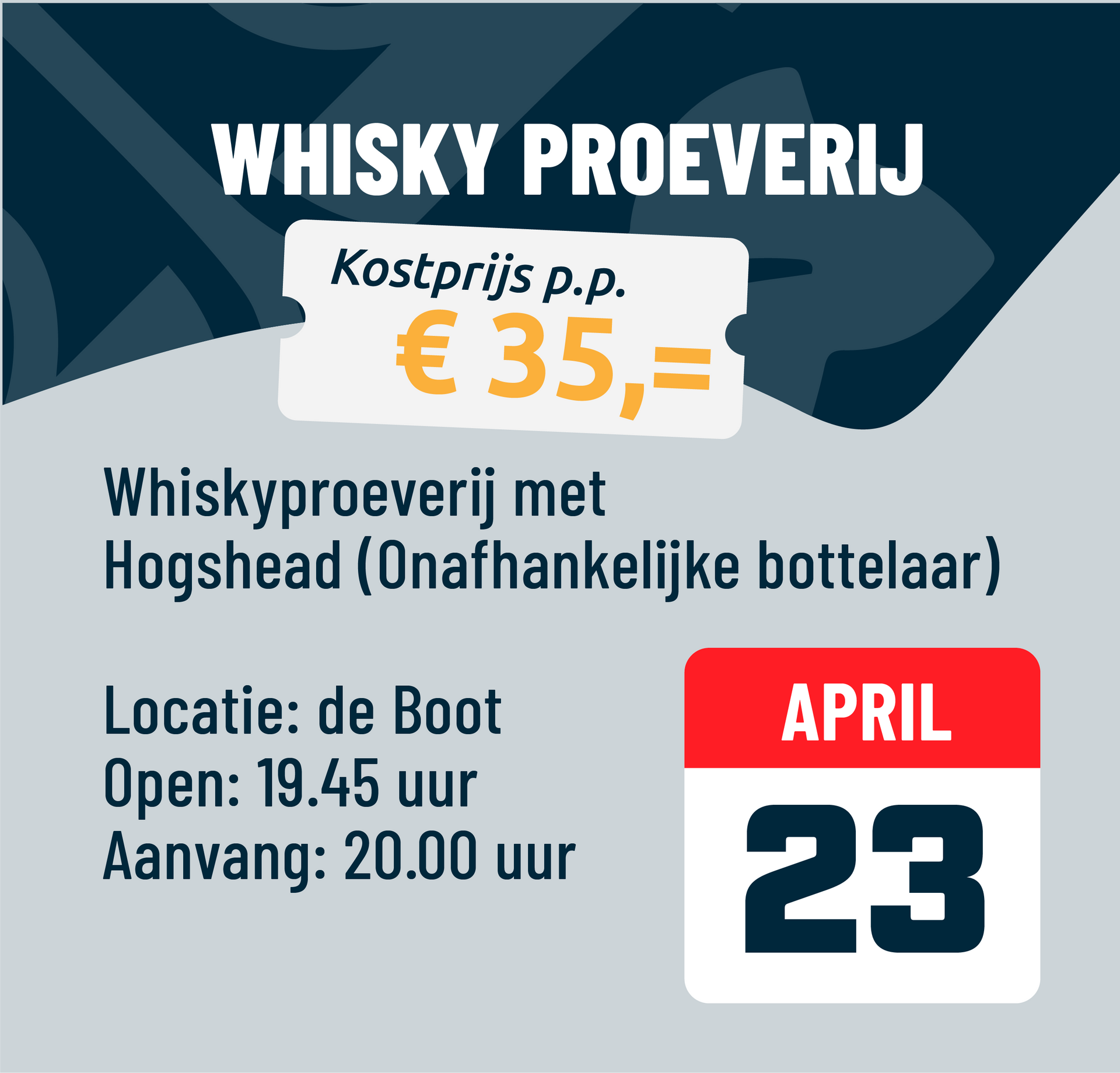 Whiskey proeverij